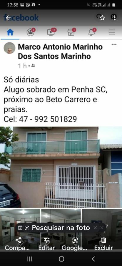 Вилла Sobrado Em Penha - Sc Экстерьер фото